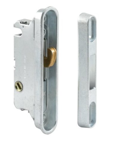 Prime-Line E 2487 3-9/16 In., Steel, Mortise Lock and Keeper (1 Set)