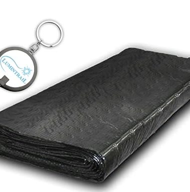 Lumintrail Mobile Flex Bottom Board Mobile Home Underbelly Wrap Repair | 48" x 14ft | Durable Polyethylene Vapor Barrier for Mobile Home, RV, Trailers, Campers | with a Keychain Light