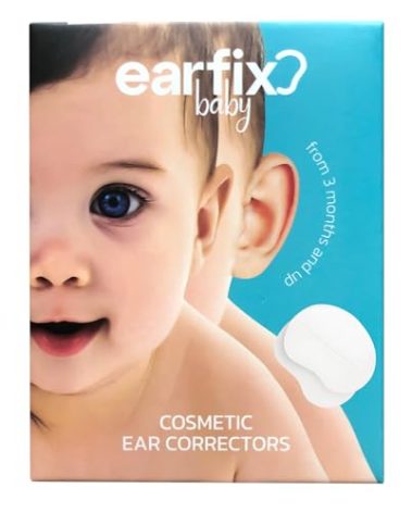 EarFix Baby Ear Corrector – 8-Pack Ear Stickers to Hold Back The Ear – Ear Corrector for Babies Above 3 Months of Age – Waterproof Ear Stickers for Prominent Ears, Protruding Ears