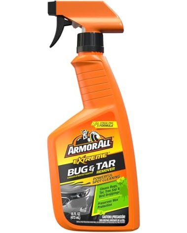 Extreme Bug and Tar Remover by Armor All, Car Bug Remover with Wax Protection, 16 Fl Oz