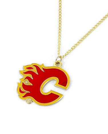 Aminco NHL Calgary Flames Team Logo Necklace