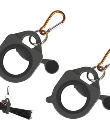 CNHABAGU Zip Tie Holder Organizer Cable Tie Organizer Holder for Tool Belt Strong Efficient Solution for Electrician Zip Ties Holder Reusable Portable Safety(Gray, 2 Pack)