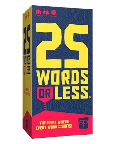 25 Words or Less Board Game, Figure Out the Secret Words Before Time Runs Out, 300 Cards, Timer & Countdown Board Included, Fast-Paced Party Game for Families & Adults,Fun for Game Nights & Gatherings
