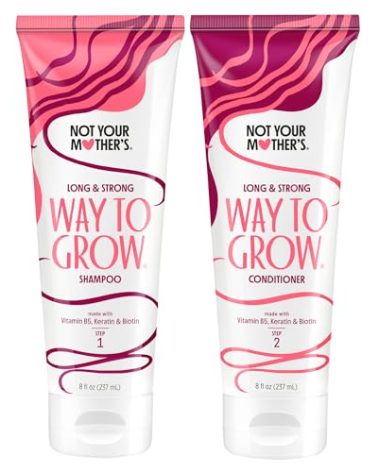 Not Your Mother's Way to Grow Shampoo and Conditioner (2-Pack) - 8 fl oz - Ideal for All Hair Types - Helps Cleanse, Moisturize, and Hydrate Dry and Damaged Hair