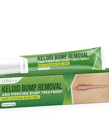 Advanced Keloid Bump Removal Gel: Silicone Keloid Scar Removal Cream for Scars from Piercing, Surgical Marks, Acne, and Burns, Keloid Treatment for Ears, Face, and Body with Healing Formula 30g