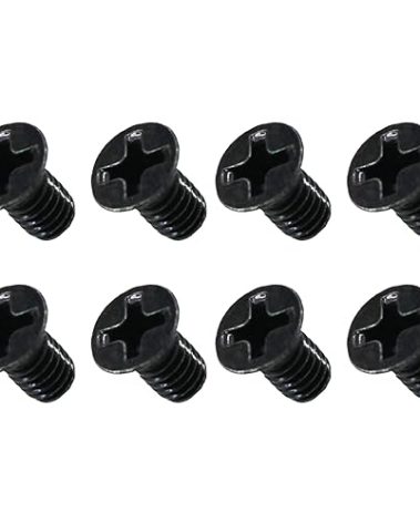 05-81-0592 M4 x 6mm Flat Head Machine Screw for Milwauke 2557-20 M12 Fuel 3/8" Ratchet,M4-0.70 x 6mm-10.9,T-10 Torx-4Pcs (8 Pcs Black)