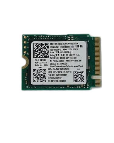 SSSTC Internal SSD, 128GB PCIe Gen 3 x 4 NVMe Solid State Drive, M.2 2230 M Key, Model CL1-3D128-Q11, OEM Package
