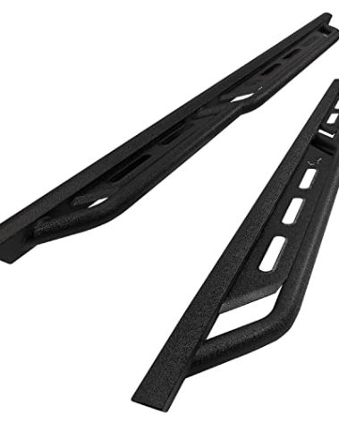 IRONBISON Running Boards Fits 2005-2025 Nissan Frontier Crew Cab, Heavy Duty Pickup Truck Side Steps Off Road Nerf Bars Step Rails Heavy Texture Black