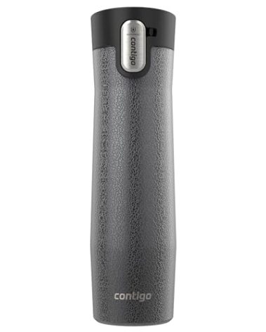 Contigo® AUTOSEAL® West Loop Vacuum-Insulated Stainless Steel Travel Mug with Easy-Clean Lid, 24 oz, Crystal Sake