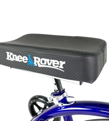 KneeRover Knee Walker Knee Platform Pad Seat - Thick Comfortable Contoured Replacement Part Knee Pad Fits These Knee Rover Models: Every All Terrain, FUSION, GO, KneeCycle, Steerable Knee Scooter