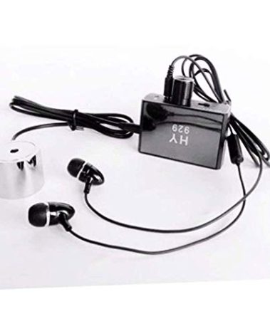RAMWANS Enhanced Version Super Sensitive Listen Thru-Wall Contact/Probe Microphone Amplifier System (High Sensing Version Probe) (Enhanced Sensitivity Microphone)