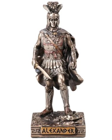 Veronese Design 3 5/8 Inch Alexander The Great Historical Collectible Hand Painted Polyresin Figurine