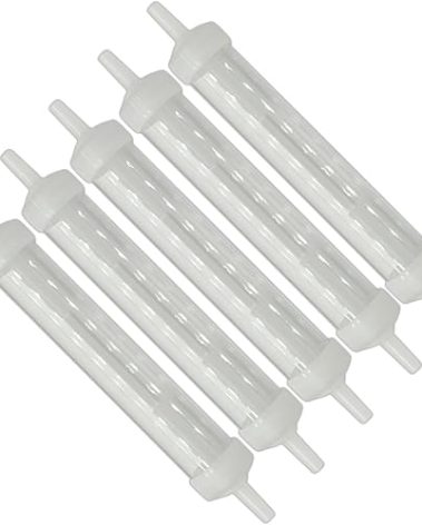 5pk Oxygen Tubing in-Line Water Trap with Removable End Caps