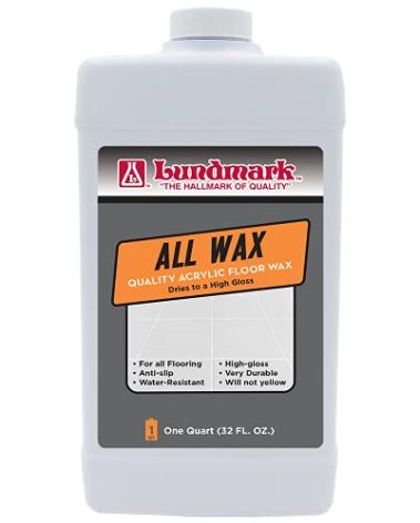Lundmark All Wax, Self Polishing Floor Wax, 32-Ounce, 3201F32-6, (Model: LUN-3201F32-6)