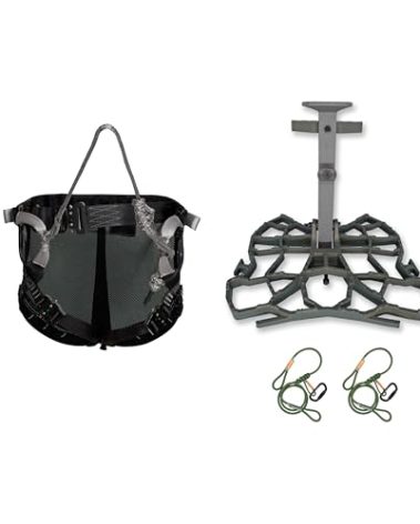 XOP Complete Tree Saddle Hunting System, Includes Saddle Hunting Platform, Mutant Saddle Harness