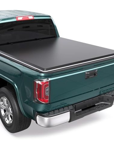 AUTOSTARSHIP Roll Up Soft Truck Bed Tonneau Cover Compatible for 2015-2025 Chevrolet Colorado GMC Canyon Fleetside 5FT Short Bed — 60 inch (Reflective Style)