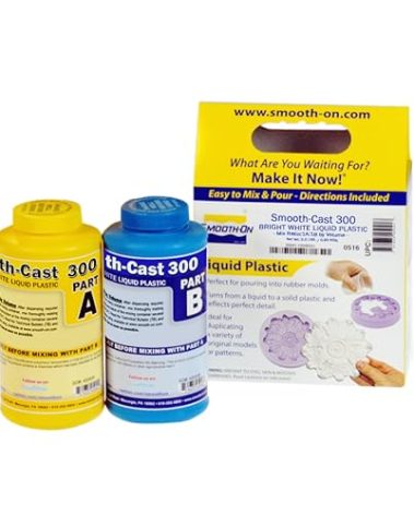 Smooth-Cast™ 300: Bright White, Low Viscosity, Liquid Plastic Casting Resin - Pint Unit