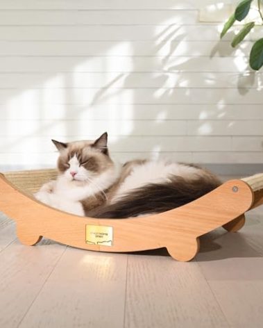 CHEERHOME PETS Sisal Cat Scratcher Bed for Indoor Cats Hammock for Scratching Pad Cat Chair Nartural Sisal Cat Scratch Post for Large Cat Scratcher Lounge(Extra Large)