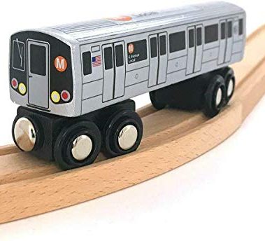 MUNI PALS Munipals MP01-110M Wooden Subway M Train NYC MTA Nassau Street Local R160 Car