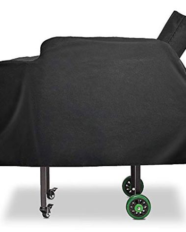 QuliMetal DB Grill Cover for Green Mountain Grill Daniel Boone Choice and Prime Standard Grills, Anti-UV & Waterproof, Heavy Duty Patio BBQ Grill Cover, 53.5 x 19.7 x 25 Inches