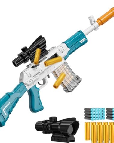 Toy Gun Models Foam Blasters Guns for Kids Children Ages 6+ 7 8-12 Year Old Boys Girls Teens Sniper Soft Bullet Dart Shotgun Ejecting Rifle Christmas Halloween Birthday Revolver Pistol