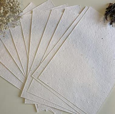 A4 & A5 Plantable Seed Paper/Card - Eco Friendly Print at Home Craft Paper with Wildflower Seed Mix (A4 x 25 Seeded Paper)