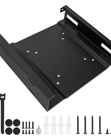 Mini PC Mount for Dell Micro Mount,Wall VESA and Under Desk Mount for Dell OptiPlex Micro Form Factor, Monitor Stands for Dell MFF 7050 7080 5070 7020 3000 7060 7090 7010 3060 3040 3050 9020 and More