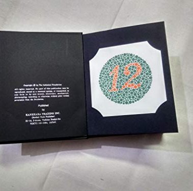 Ishihara Colour Vision Test Book for Color Deficiency 24 Plates with User Manual