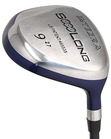 Senior Men's Integra SoooLong 9 Wood Golf Club, Right Handed Senior Flex with Premium Men's Arthritic Grip