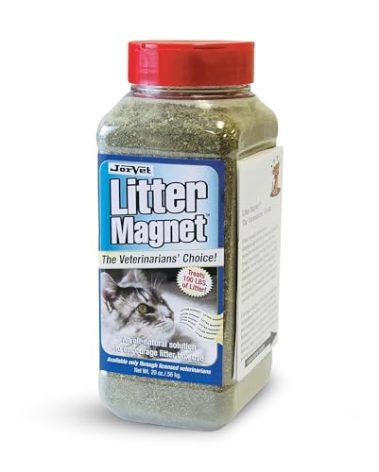 JorVet Feline Litter Magnet | All-Natural Herbal Solution to Attract Cats to Litter Box & Resolve Behavioral Issues | Treats 100+ lbs. of Clumping Litter | 20oz Earthly Scented