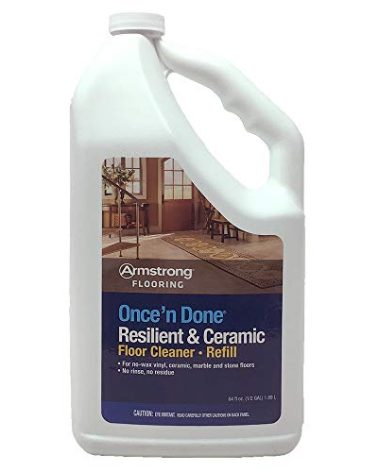Armstrong S-337 Once'n Done Resilient & Ceramic Cleaner Refill Ready to Use 64 oz