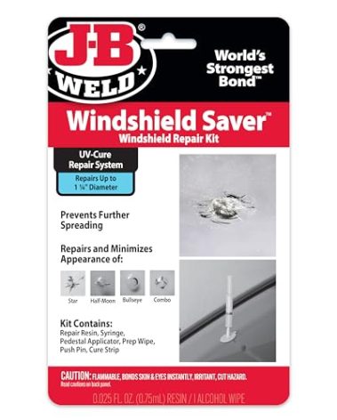 J-B Weld 2100 Windshield Saver Repair Kit, 0.025 fl. oz