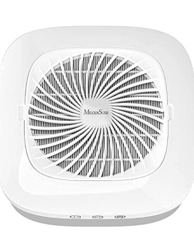 MelodySusie Nail Dust Collector with Reusable Filter, Powerful Vacuum Fan, Low Noise, Nail Salon