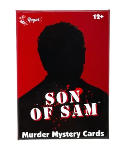 Regal Games - Son of Sam - Murder Mystery Card Game - for Holidays, Game Nights, and Parties - 5”x 2” Card Size - 54 Count - Up to 26 Players, Ages 12+