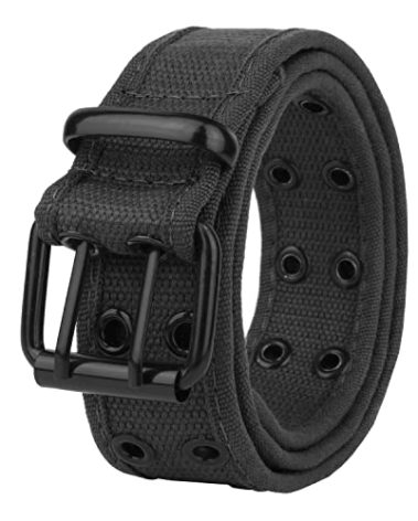 Gelante Canvas Double Grommet Hole Belt 12 Colors
