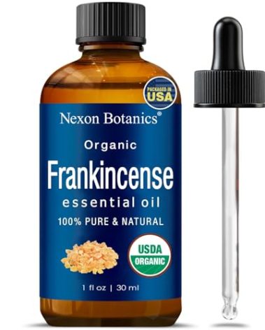 Organic Frankincense Essential Oil 30 ml - Pure, Natural Oils for Aromatherapy, Diffusers, DIY, Candle and Soap Making Scent - Nexon Botanics