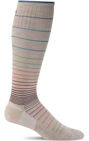 Sockwell Women's Circulator Moderate Graduated Compression Sock, Barley - S/M