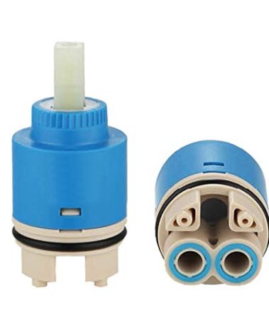 Faucet Valve Replacement Faucet Cartridge Ceramic Disc Cartridge for Single Handle Kitchen Basin Bathroom Faucet Parts (35mm)