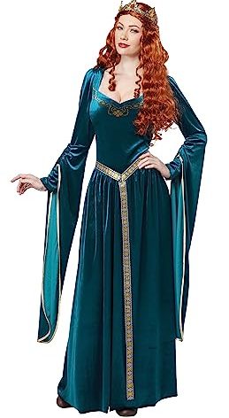 California Costumes Women's Lady Guinevere Teal Costume X-Large
