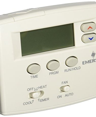 Emerson 1F82-0261 2" Programmable Heat Pump Thermostat, Blue