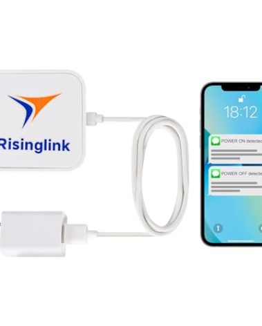 Risinglink Power Failure Alarm, Power Failure Detector, with Text Message, Email, and Audio Alerts(2nd Generation)