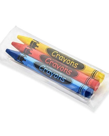 CrayonKing 720 Sets of 3-Packs in Cello (2,160 Bulk Crayons) – Restaurants, Classrooms, Parties & Events – Kid-Safe, Pre-Packaged, Assorted Colors Non-Toxic Crayons