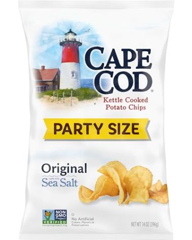 Cape Cod Potato Chips, Original Kettle Chips, 14 Oz Party Size