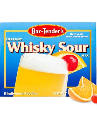 Bar-Tender's Instant Cocktail Drink Mix, Whiskey Sour, 8 Count (Pack of 3)