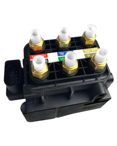Air Suspension Valve Block Compatible with Je-ep Grand Cherokee 2011-2017 & Volkswagen Touareg & Audi Q7 & Porsche Cayenne Panamera 2011-2015, 68087233AA, 95835890300, 7P0698014