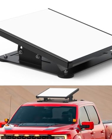 Starlink Mini Car Roof Mount, Starlink Mini Magnetic Mount for Car Roof, RV, Truck, Van, Boat, Adjustable Magnetic Mounting Kit, Starlink Mini Accessories, - Aerospace Grade Metal, Roof Rack Black