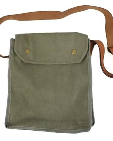 Indiana Jones MK VII Gas Mask Bag Green Indy Props WWII