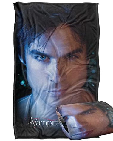 Vampire Diaries Damon Eyes Silky Touch Super Soft Throw Blanket 36" x 58",Damon Eyes