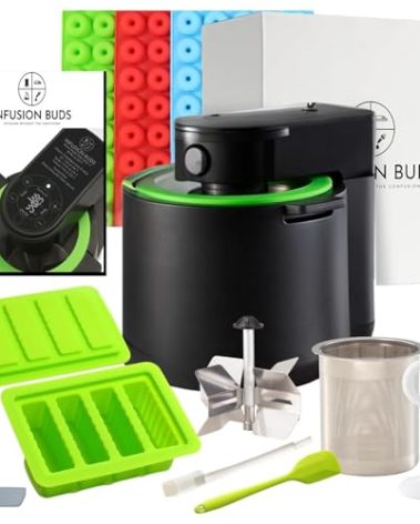 3-In-1 Magical Infuser Machine, Herb Decarboxylator & Gummy Maker. Butter Maker Machine for creating Infused Butter, Gummies, Herbal Oil & More. Recipe Book & All Accessories