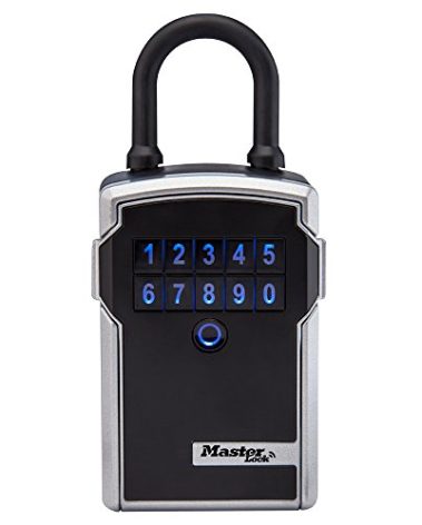 Master Lock Key Lock Box with Code, Outdoor Lock Box for Realtors, Property Managers and Landlords, Ideal for Short-Term Rentals, Key Safe Holds 5 Keys, 5440EC